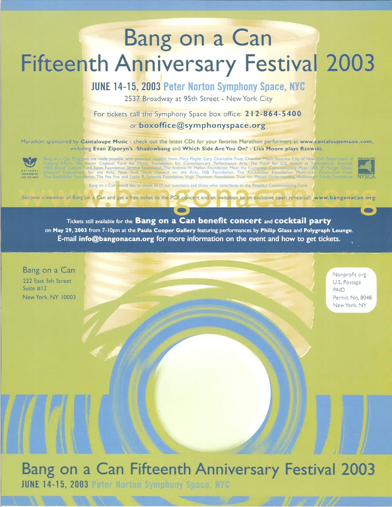 Result 2003 Anniversary Poster